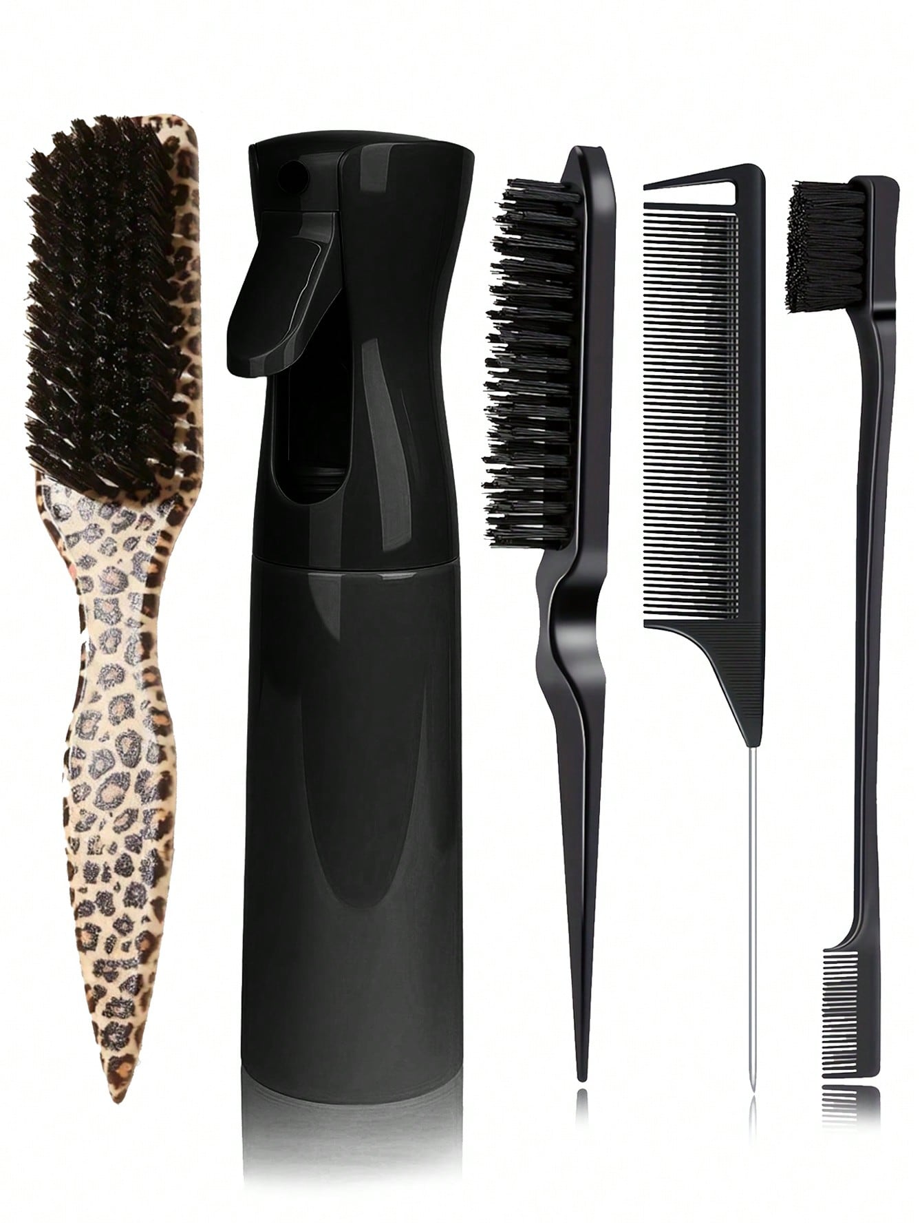 Hair Care Homemade - 5pcs Set Sisir & Sikat Rambut
