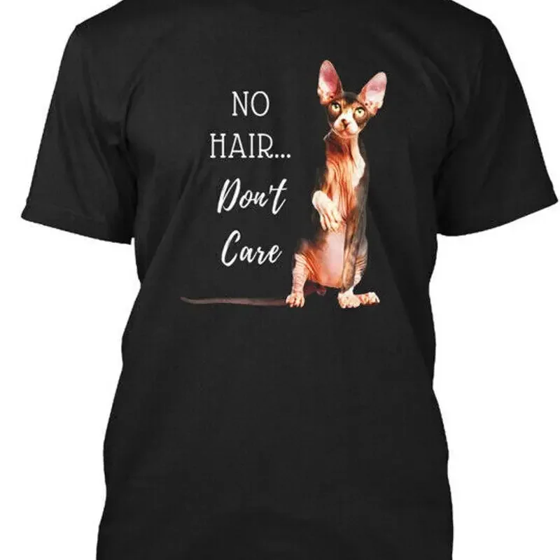 Hair Care For Men - Kaos Kucing Sphynx Tanpa Bulu No