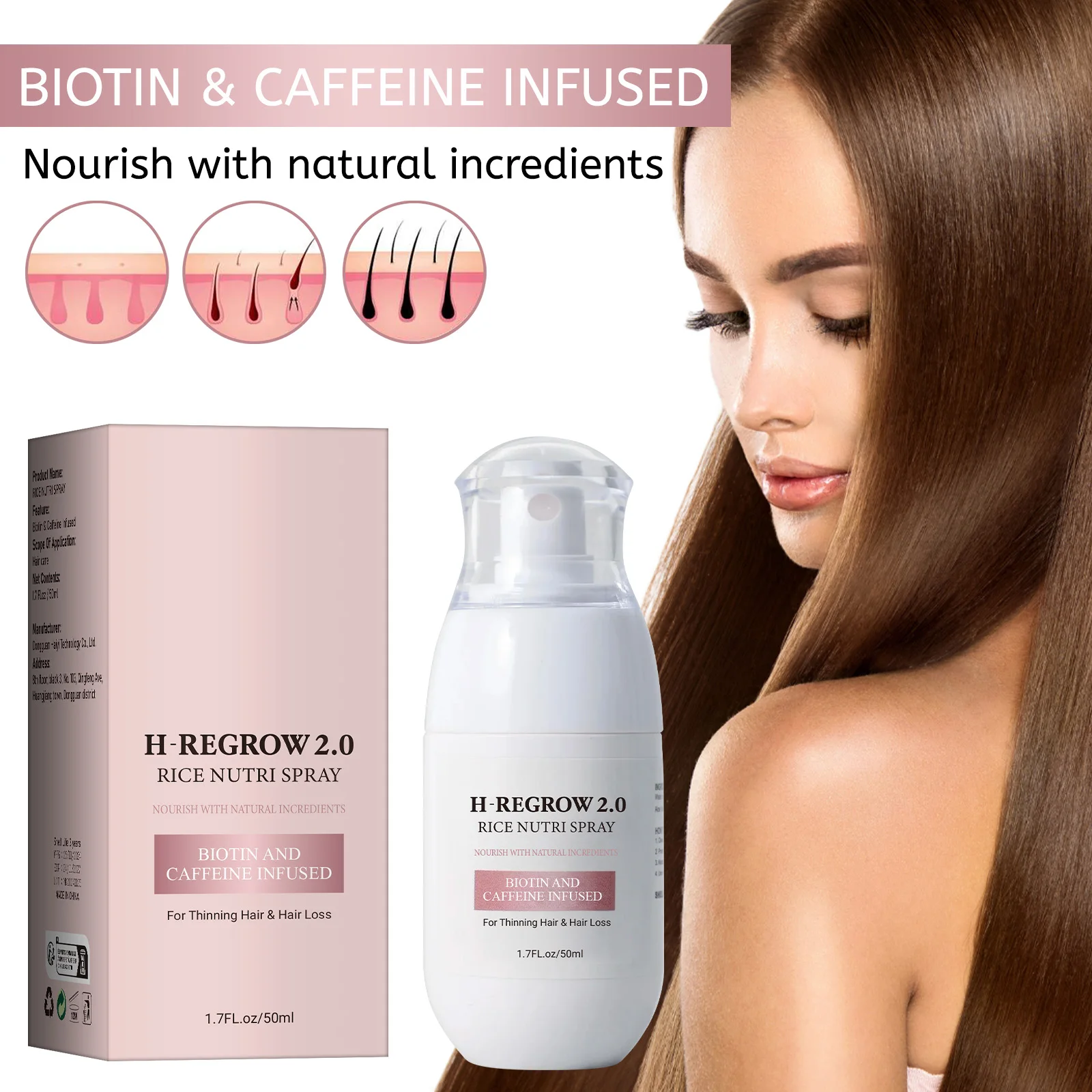 Semprotan Rambut Air Beras, Me - Hair Care With Rice Water ulasan dan harga