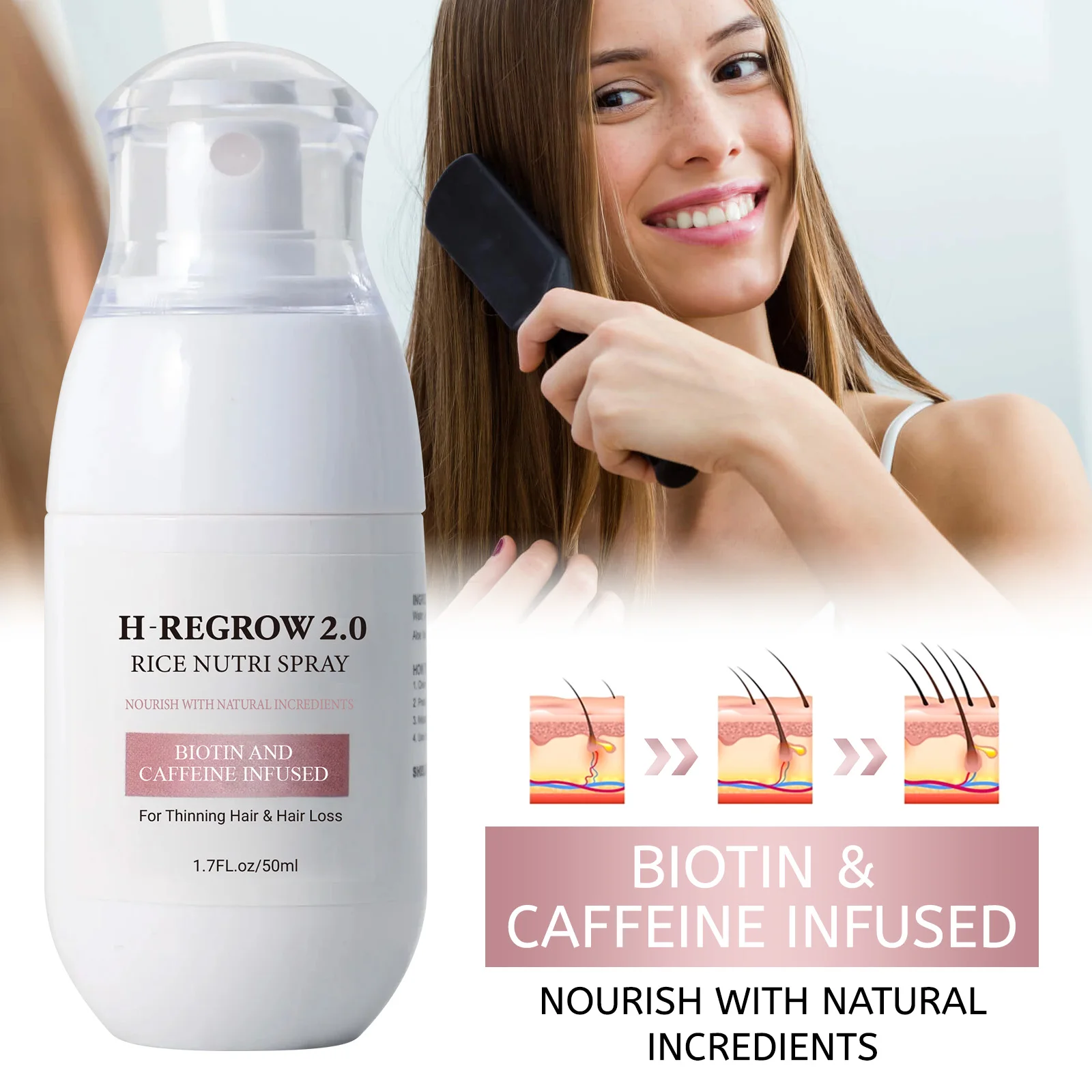 Semprotan Rambut Air Beras, Me - Hair Care With Rice Water ulasan dan harga