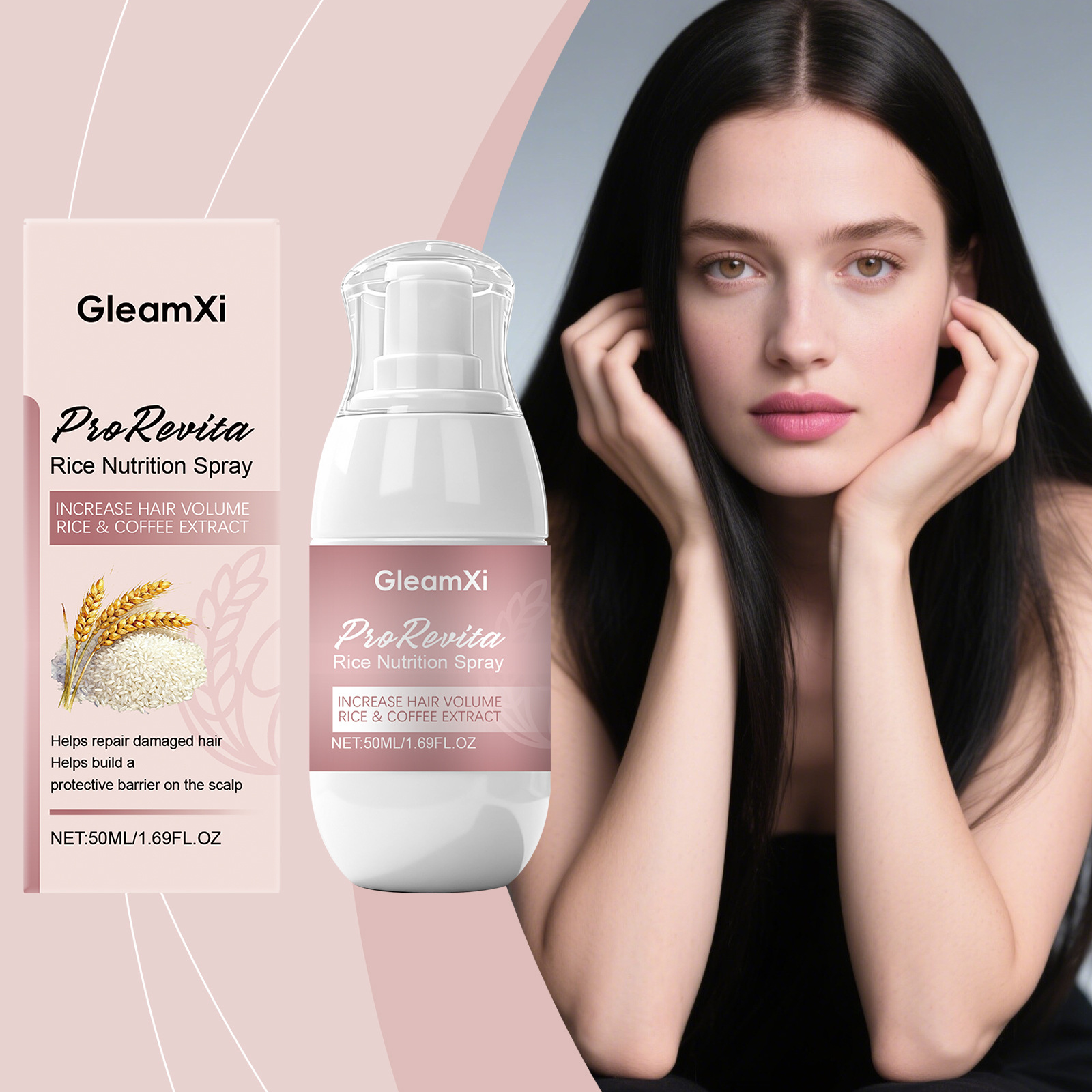 Semprotan Rambut Air Beras Pen - Hair Care With Rice Water ulasan dan harga