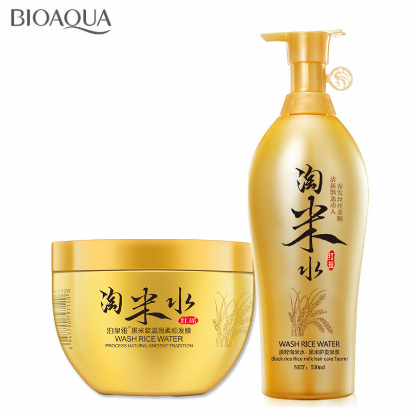 BIOAQUA tradisi mencuci beras  - Hair Care With Rice Water ulasan dan harga