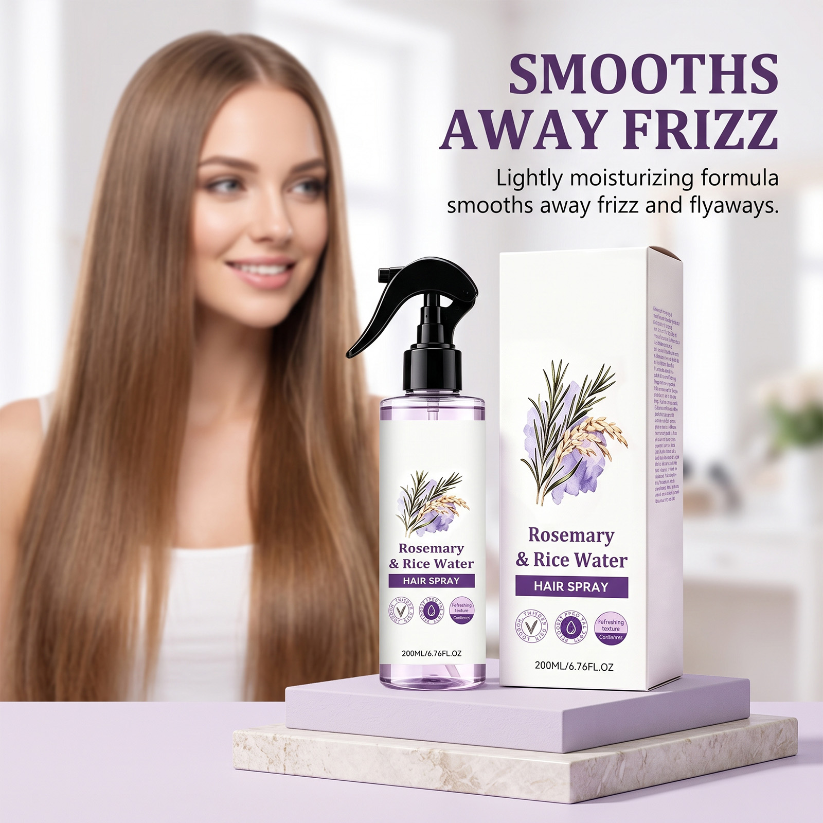 Rosemary Rice Water Hair Mist  - Hair Care With Rice Water ulasan dan harga