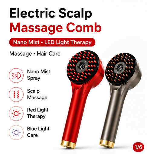 Sisir Pijat Kulit Kepala Elekt - Hair Care Homemade ulasan dan harga
