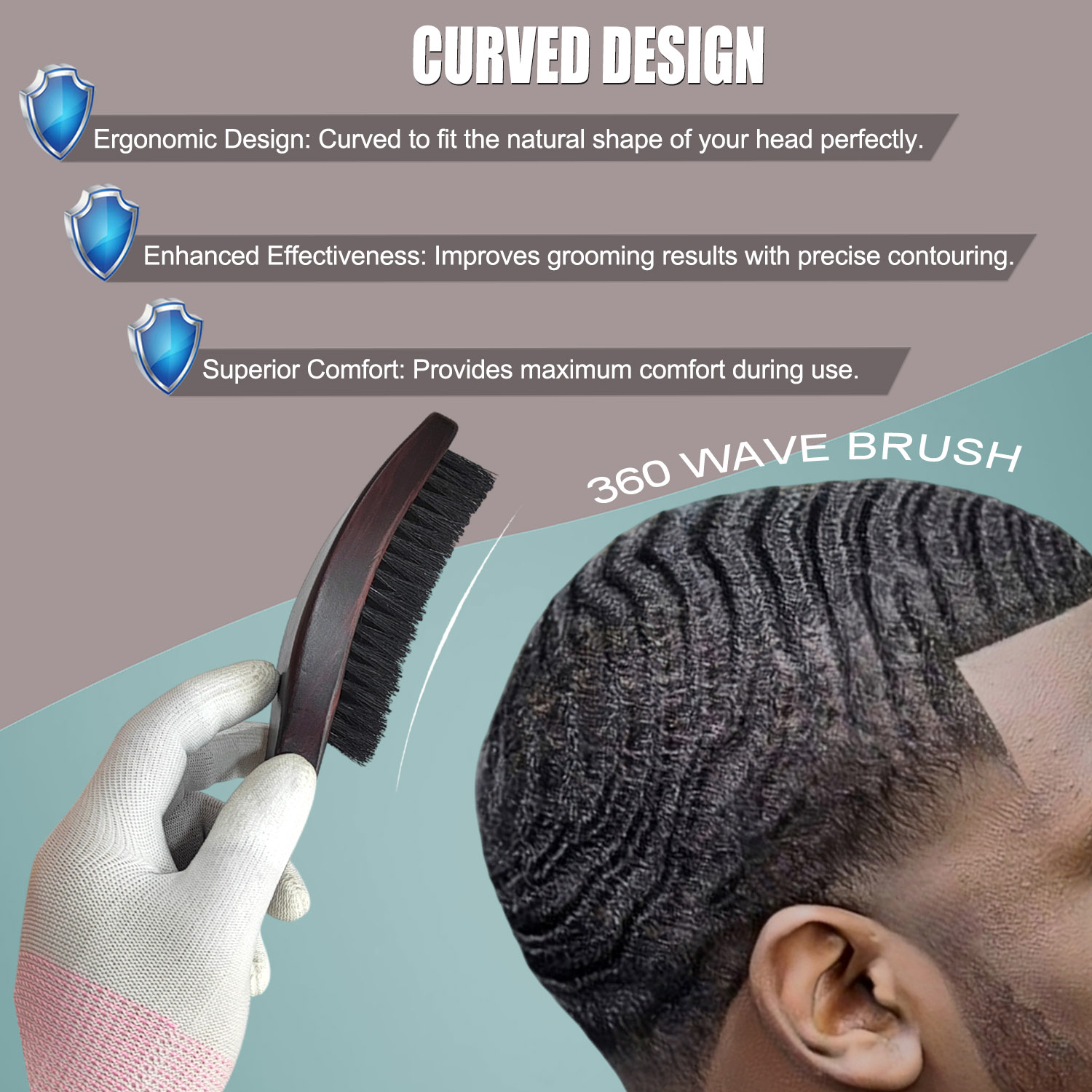 Sikat Rambut & Jenggot Graceme - Hair Care For Men ulasan dan harga