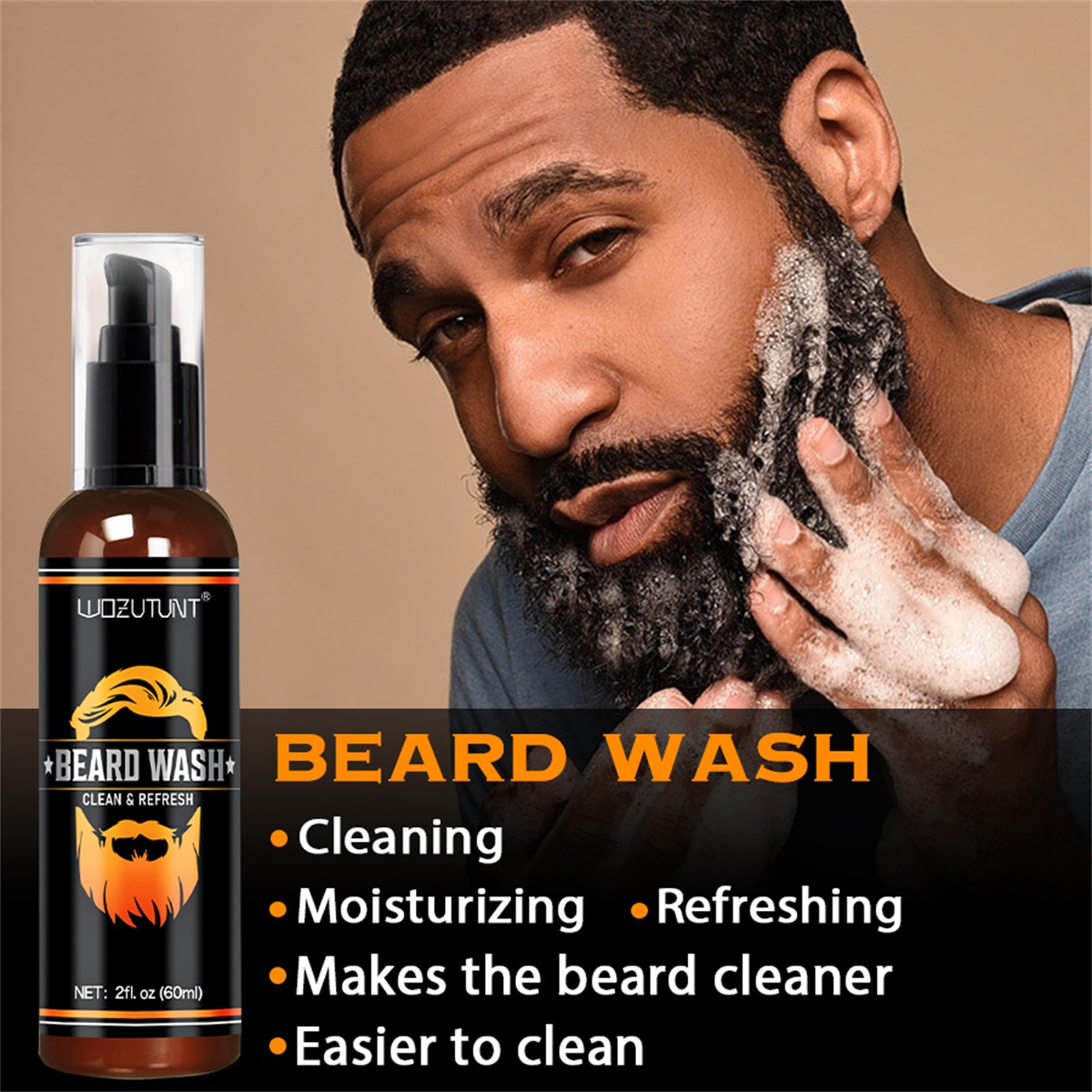 Sabun Cuci Jenggot, Balsem Kum - Hair Care For Men ulasan dan harga